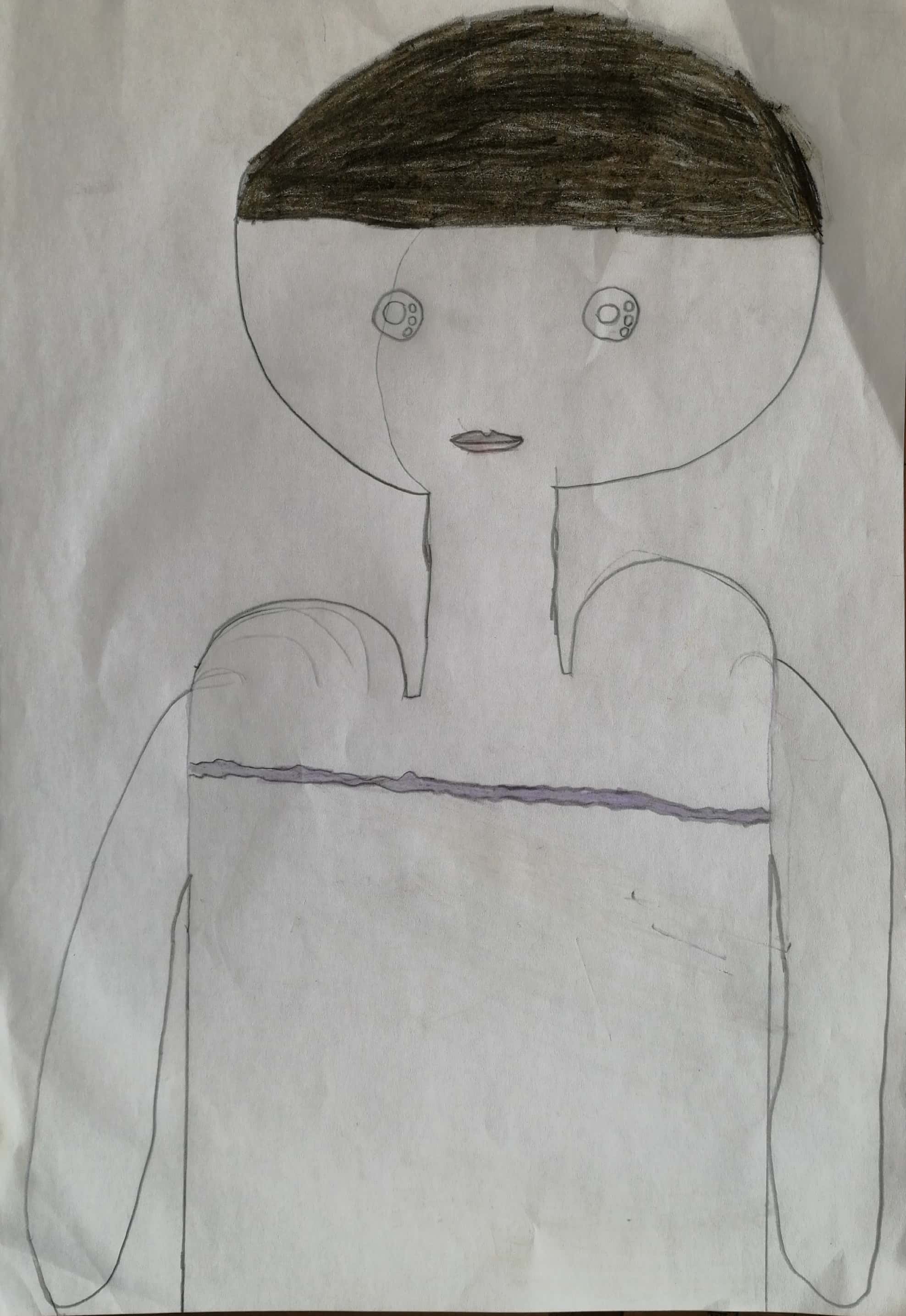 原创一年级上册自画像绘画心理活动课教学反思